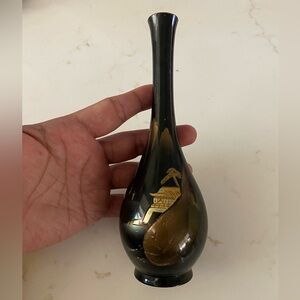 OMOCHAYA Etched Bronze Vase